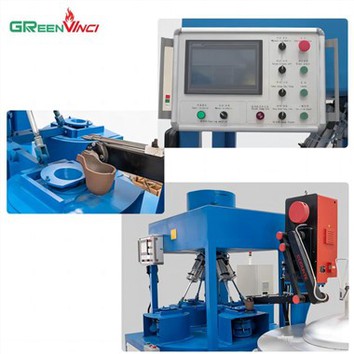 Máquina de fundição de spin de metal automática de 4 estações